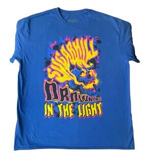 Sugar Hill Men’s Short Sleeve T-shirt size XL, Hot Blue, Drowning In The Light